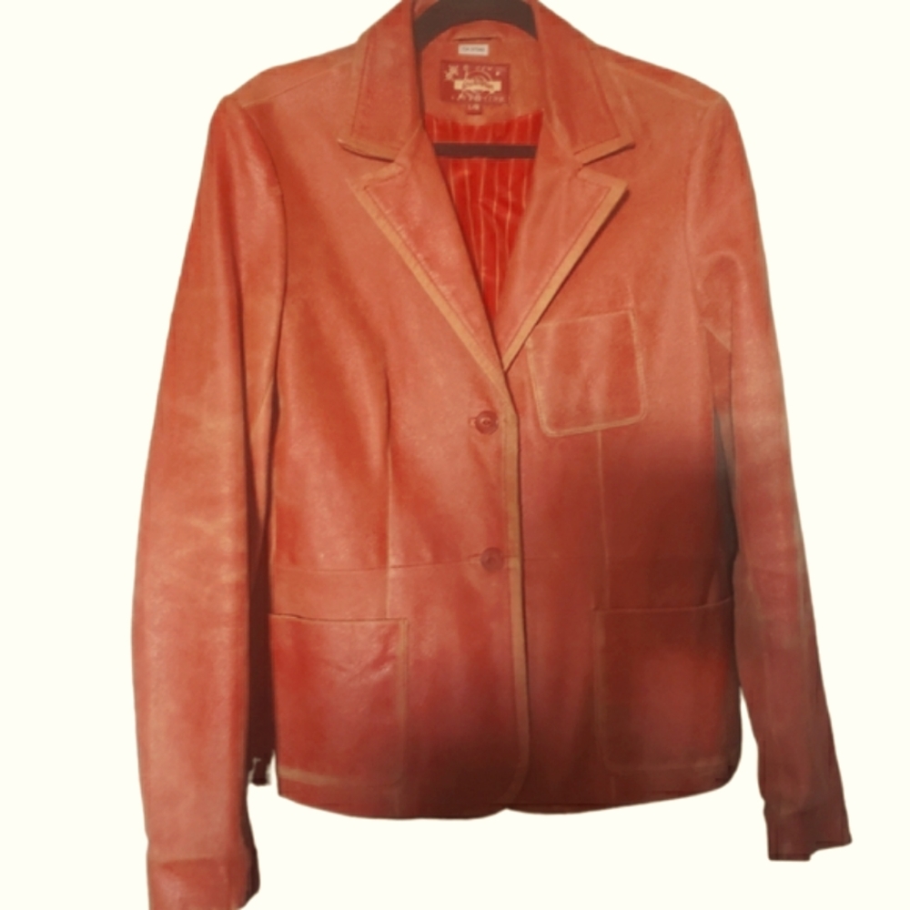 Leather Blazer Style